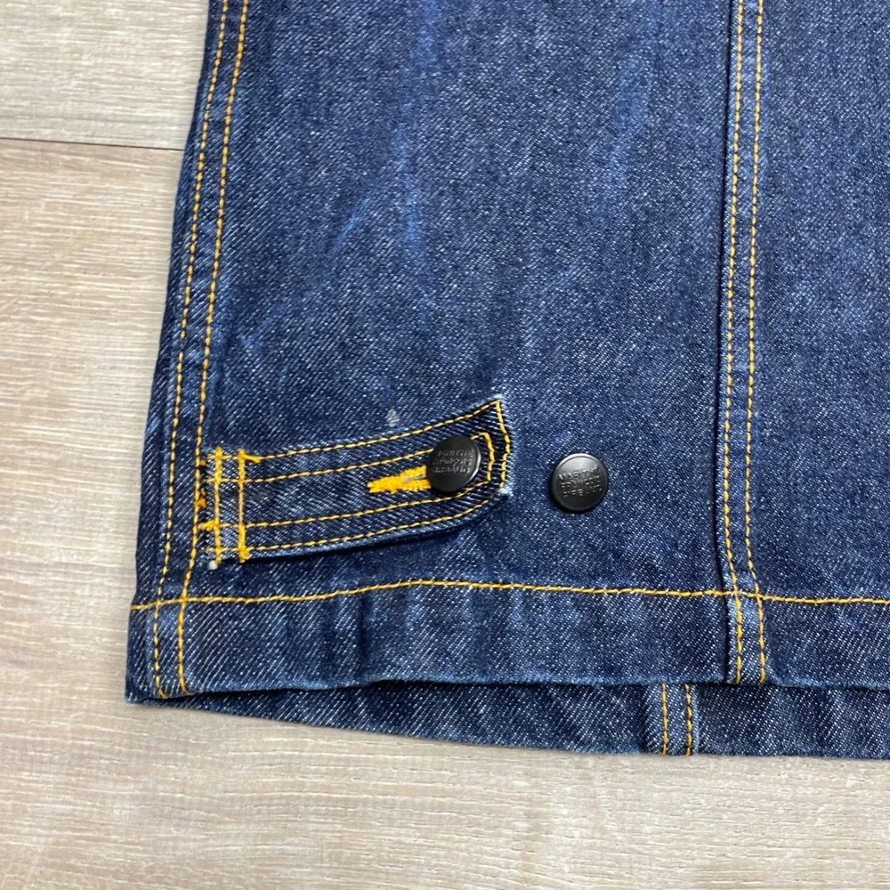 Marithe Francois Girbaud Denim Vest Mens XXL Blue Vintage Streetwear Casual